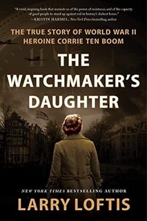 Book Cover for "The Watchmaker's Daughter" by Larry Loftis. It depicts a era appropriate woman in the foreground and London in the background. The woman is facing away from the viewer. She is wearing a tan coat.